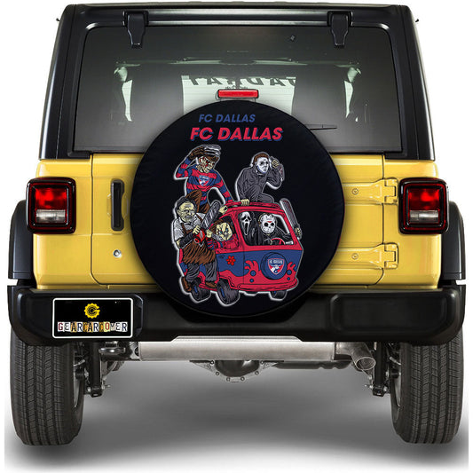 FC Dallas Spare Tire Covers Horror Characters Car Accessories - Gearcarcover - 1