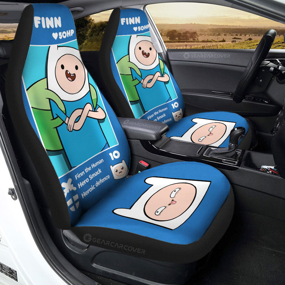 Finn Car Seat Covers Custom Adventure Time Car Accessories - Gearcarcover - 2