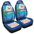 Finn Car Seat Covers Custom Adventure Time Car Accessories - Gearcarcover - 3