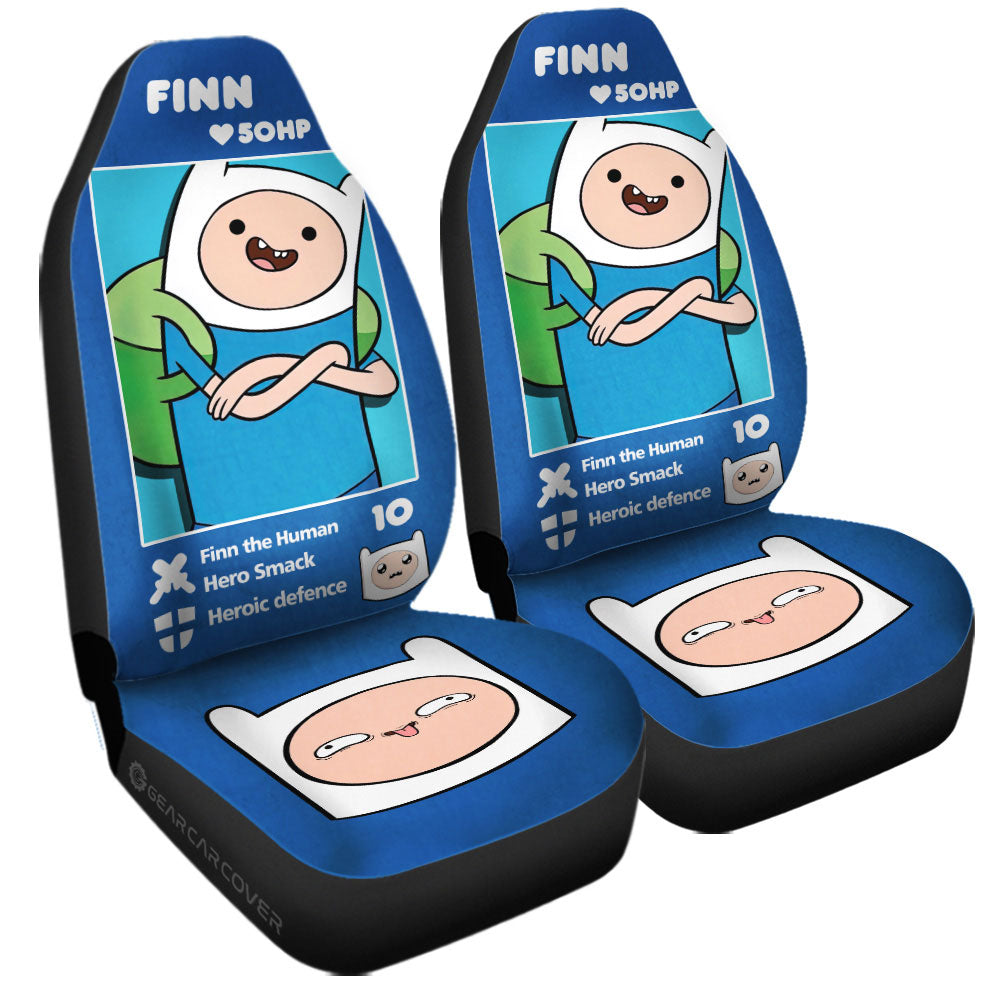 Finn Car Seat Covers Custom Adventure Time Car Accessories - Gearcarcover - 3