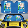 Finn Car Sunshade Custom Adventure Time Car Accessories - Gearcarcover - 1