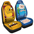 Finn x Jake Car Seat Covers Custom Adventure Time Car Accessories - Gearcarcover - 3