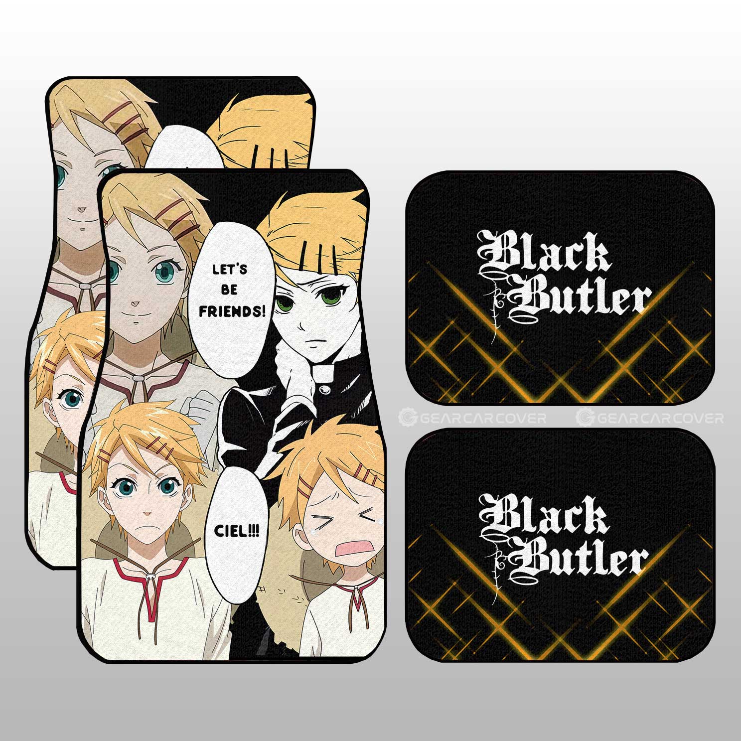 Finnian Car Floor Mats Custom Black Butler Car Accessories - Gearcarcover - 1