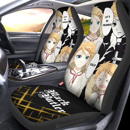 Finnian Car Seat Covers Custom Black Butler Car Accessories - Gearcarcover - 2