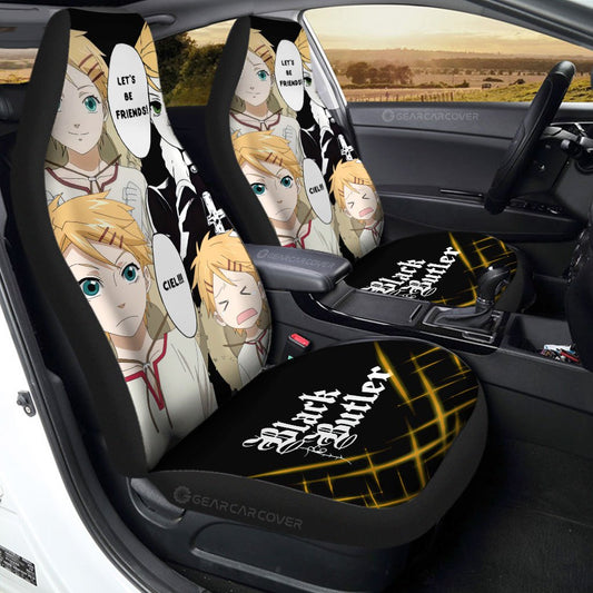 Finnian Car Seat Covers Custom Black Butler Car Accessories - Gearcarcover - 1