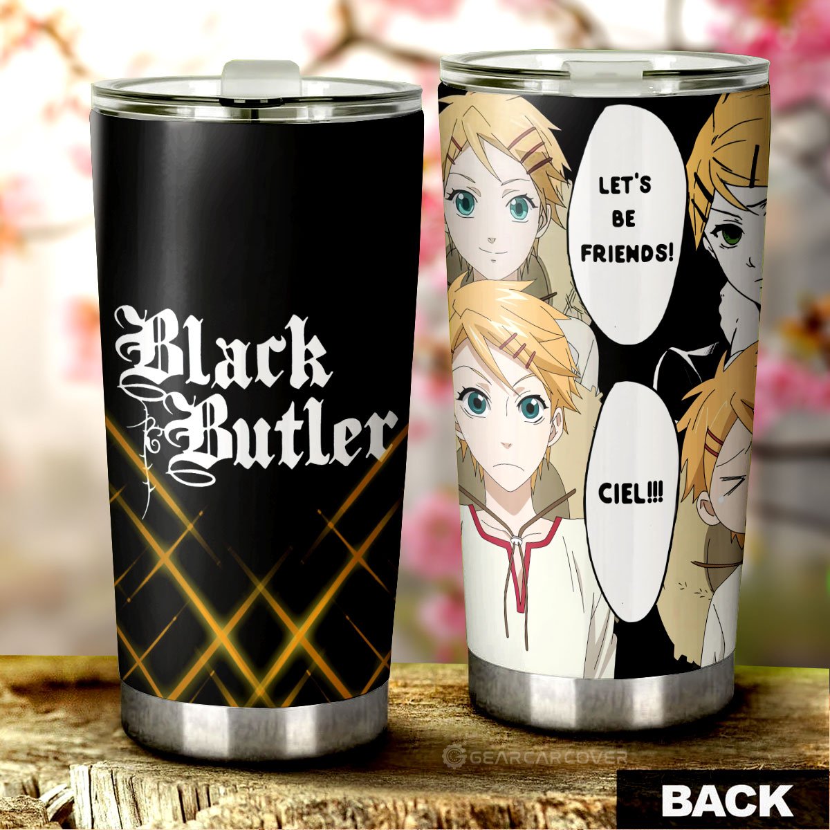 Finnian Tumbler Cup Custom Black Butler Car Accessories - Gearcarcover - 1