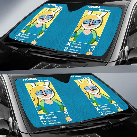 Fionna Car Sunshade Custom Adventure Time Car Accessories - Gearcarcover - 2