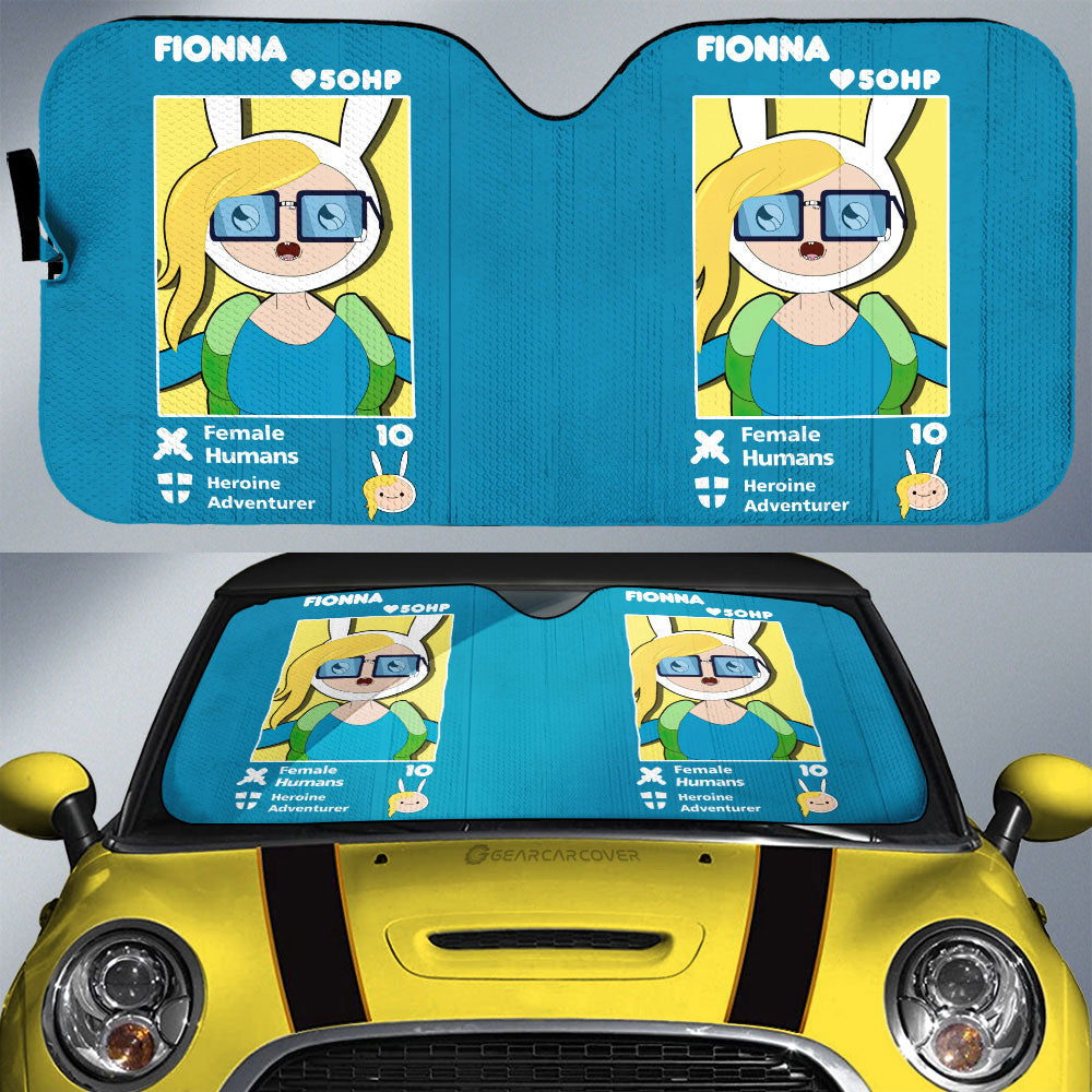 Fionna Car Sunshade Custom Adventure Time Car Accessories - Gearcarcover - 1