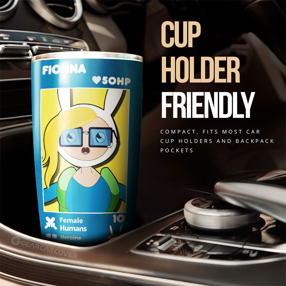 Fionna Tumbler Cup Custom Adventure Time Car Accessories - Gearcarcover - 3