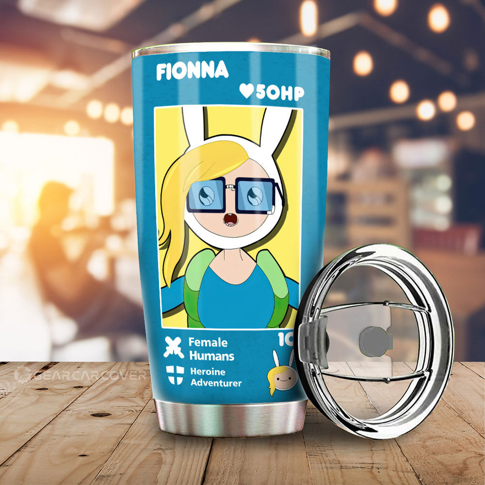 Fionna Tumbler Cup Custom Adventure Time Car Accessories - Gearcarcover - 1