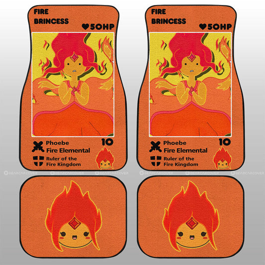 Fire Brincess Car Floor Mats Custom Adventure Time Car Accessories - Gearcarcover - 1