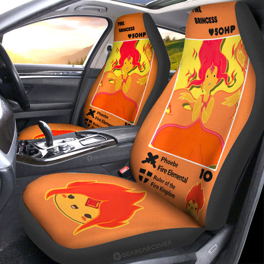 Fire Brincess Car Seat Covers Custom Adventure Time Car Accessories - Gearcarcover - 1