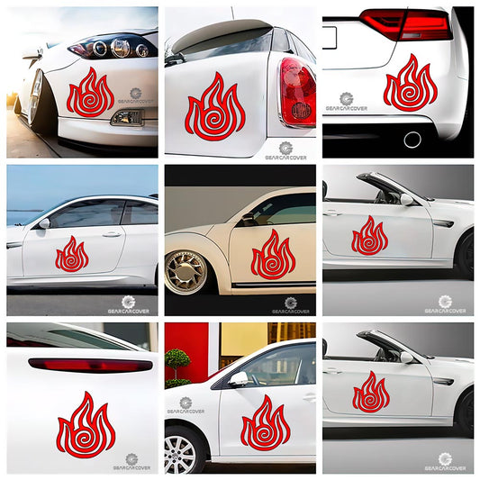Fire Car Sticker Custom Avatar The Last - Gearcarcover - 2