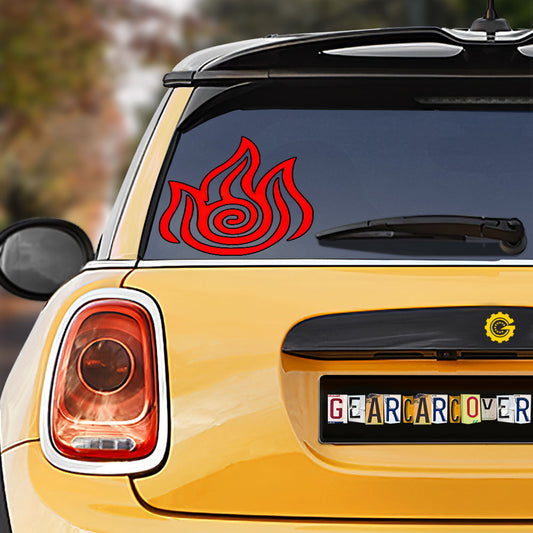 Fire Car Sticker Custom Avatar The Last - Gearcarcover - 1