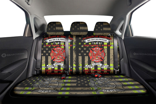 Firefighter Car Back Seat Covers Custom Car Accessories - Gearcarcover - 2