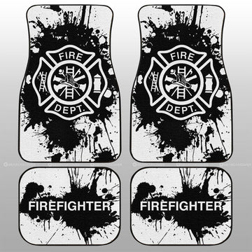 Firefighter Car Floor Mats Custom Car Accessories - Gearcarcover - 1