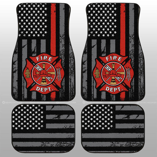 Firefighter Car Floor Mats Custom Car Accessories - Gearcarcover - 1