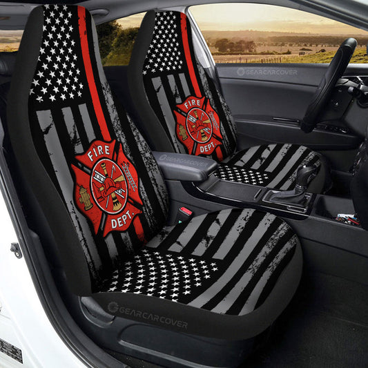 Firefighter Car Seat Covers Custom Car Accessories - Gearcarcover - 2