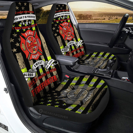 Firefighter Car Seat Covers Custom Car Accessories - Gearcarcover - 2