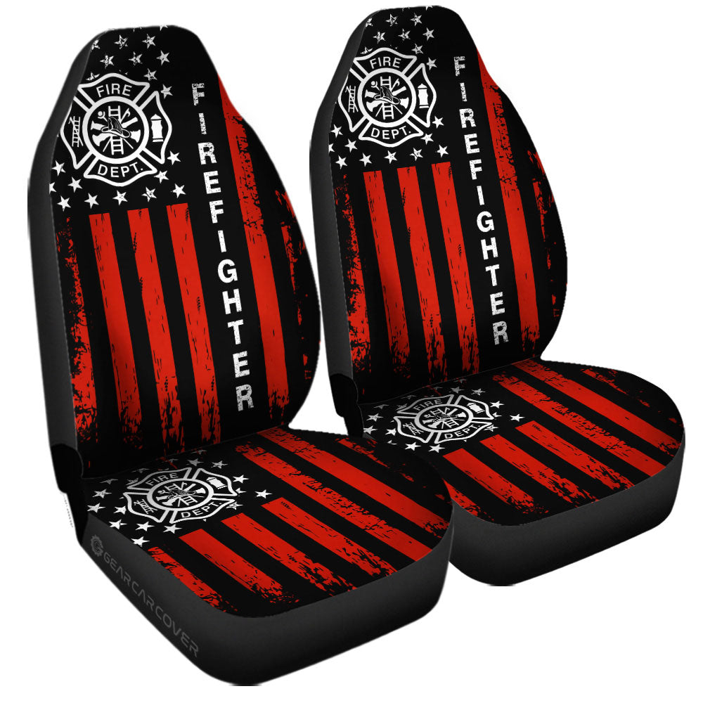 Firefighter Car Seat Covers Custom Car Accessories - Gearcarcover - 3