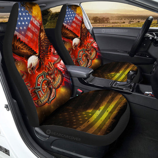 Firefighter Car Seat Covers Custom Car Accessories - Gearcarcover - 2