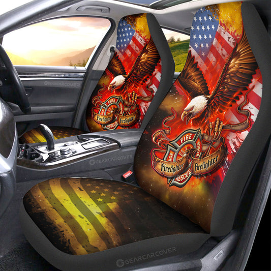 Firefighter Car Seat Covers Custom Car Accessories - Gearcarcover - 1