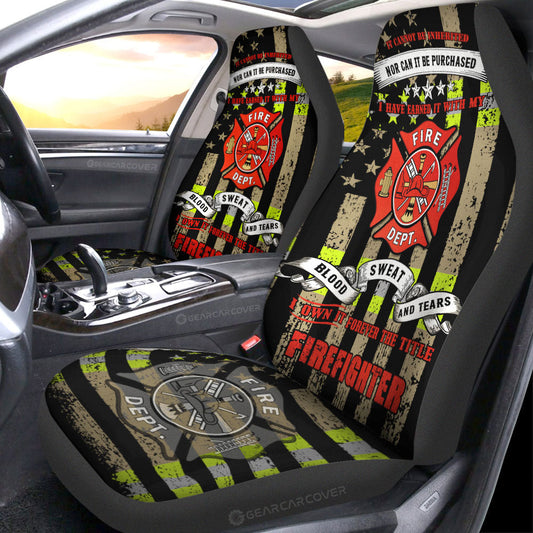 Firefighter Car Seat Covers Custom Car Accessories - Gearcarcover - 1