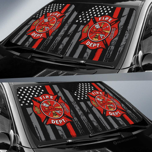 Firefighter Car Sunshade Custom Car Accessories - Gearcarcover - 2