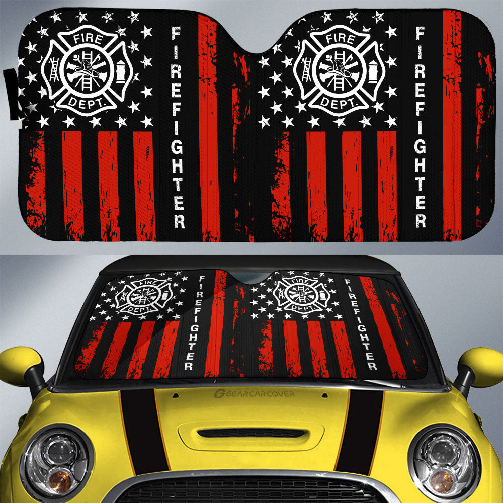 Firefighter Car Sunshade Custom Car Accessories - Gearcarcover - 1