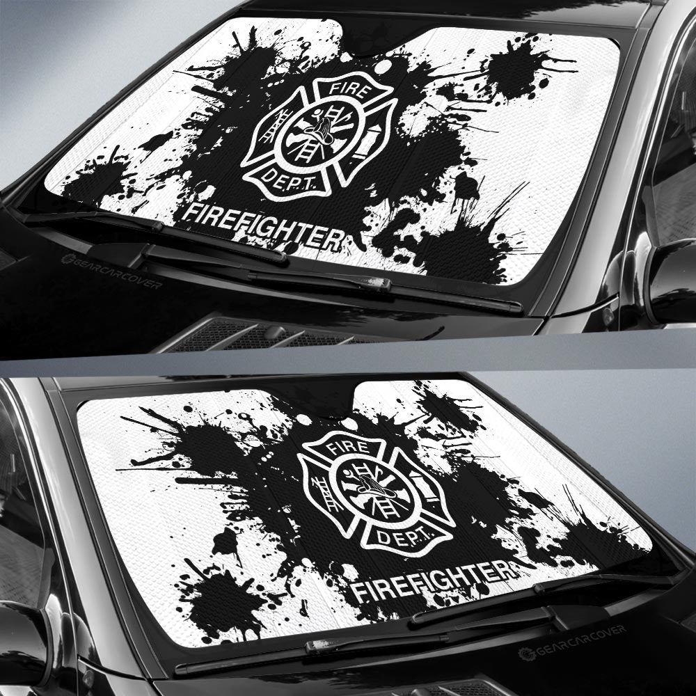 Firefighter Car Sunshade Custom Car Accessories - Gearcarcover - 2