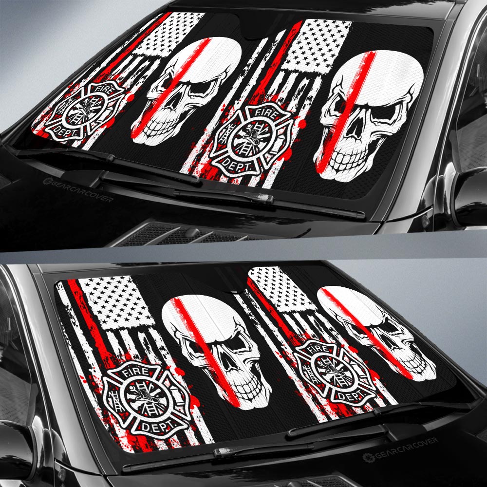 Firefighter Car Sunshade Custom Car Accessories - Gearcarcover - 2