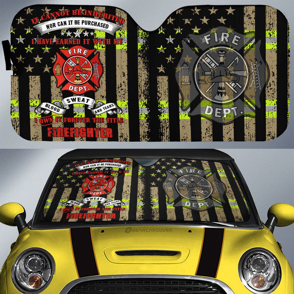 Firefighter Car Sunshade Custom Car Accessories - Gearcarcover - 1