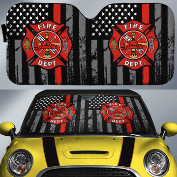 Firefighter Car Sunshade Custom Car Accessories - Gearcarcover - 1