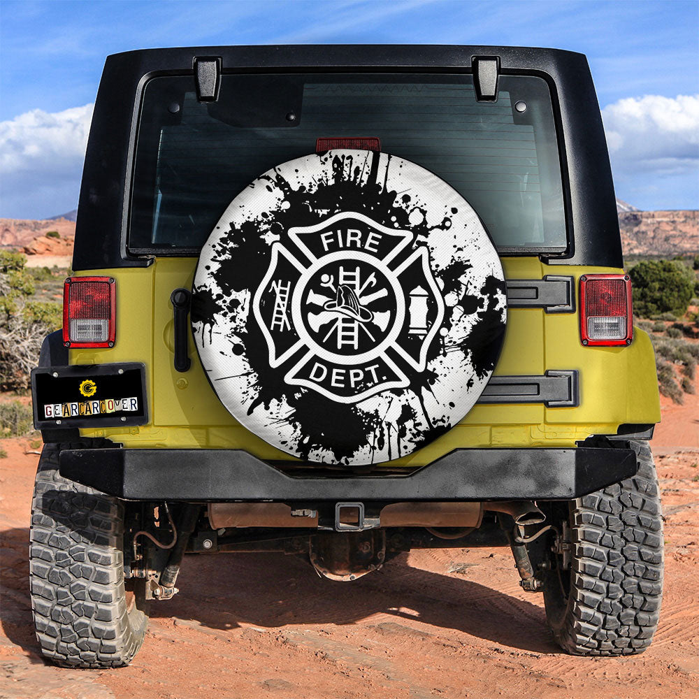 Firefighter Spare Tire Covers Custom Car Accessories - Gearcarcover - 2