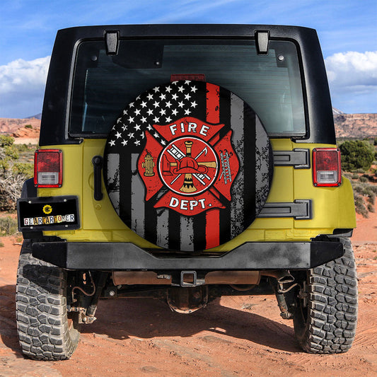 Firefighter Spare Tire Covers Custom Car Accessories - Gearcarcover - 2