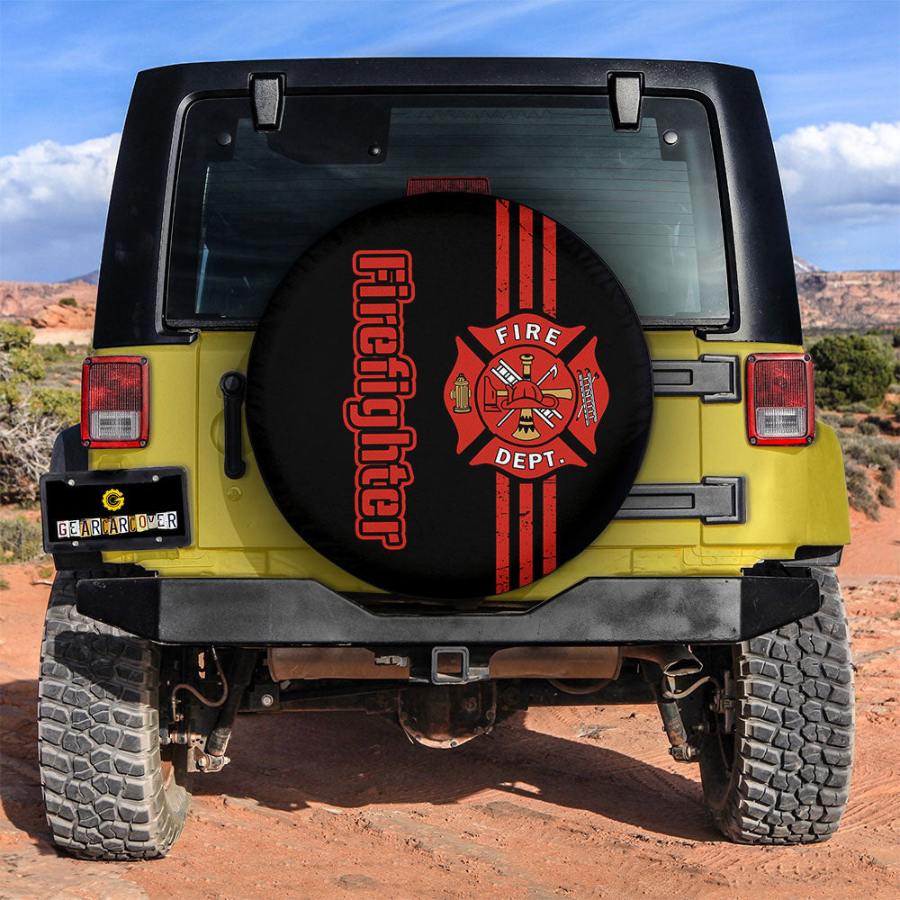 Firefighter Spare Tire Covers Custom Car Accessories - Gearcarcover - 2