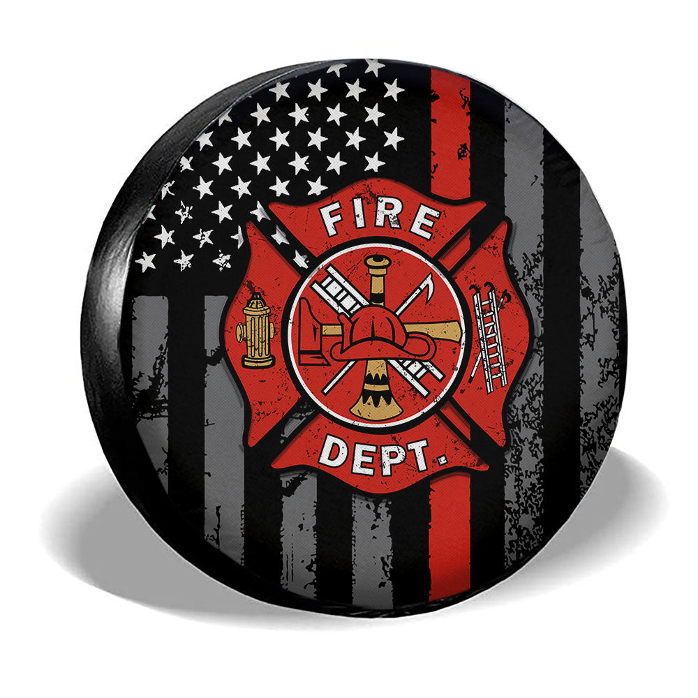 Firefighter Spare Tire Covers Custom Car Accessories - Gearcarcover - 3