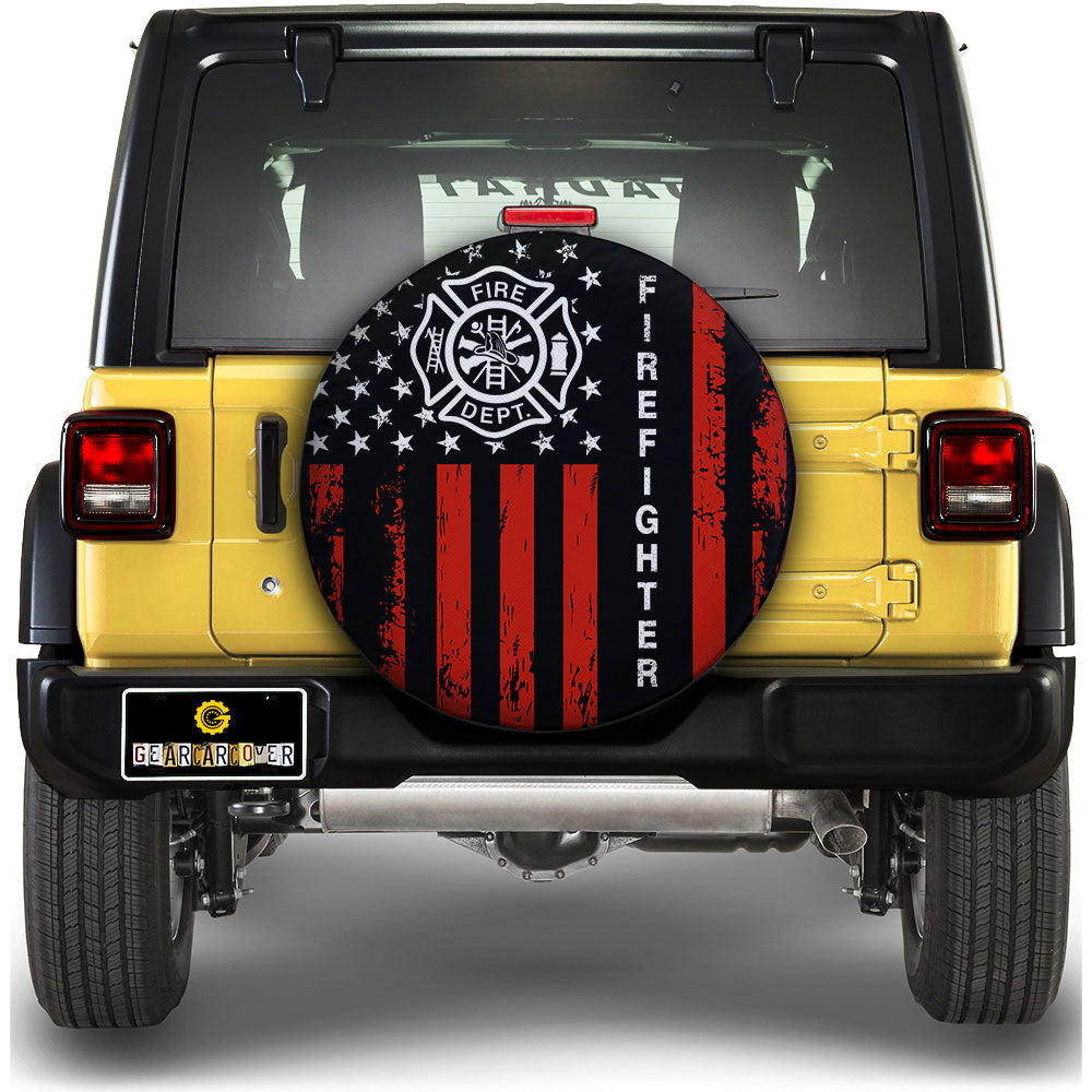 Firefighter Spare Tire Covers Custom Car Accessories - Gearcarcover - 1