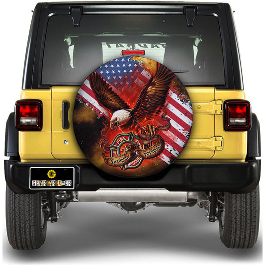 Firefighter Spare Tire Covers Custom Car Accessories - Gearcarcover - 1