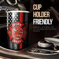Firefighter Tumbler Cup Custom Car Accessories - Gearcarcover - 3
