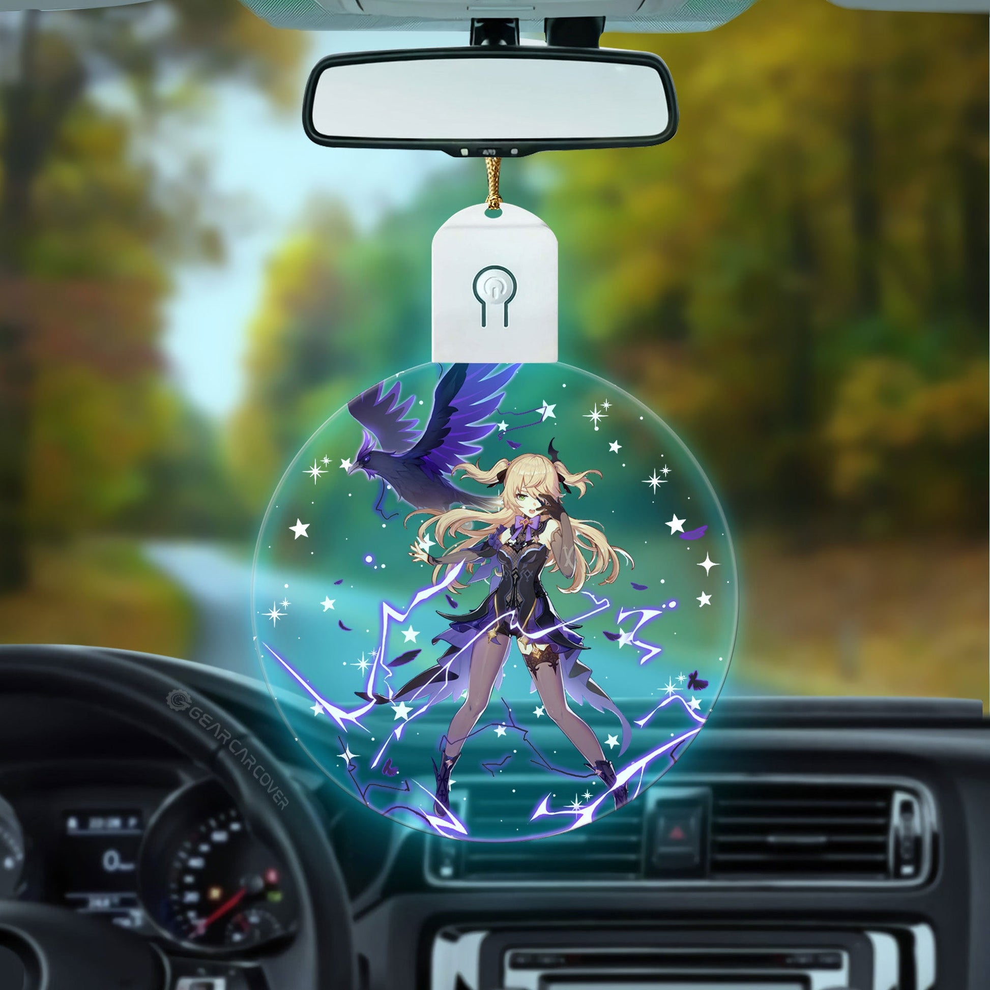 Fischl Led Ornament Custom Car Decorations - Gearcarcover - 3