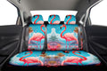 Flamingo Mixed Floral Car Back Seat Cover Custom Car Accessories - Gearcarcover - 2