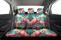 Flamingo Mixed Floral Car Back Seat Cover Custom Car Accessories - Gearcarcover - 2
