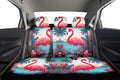 Flamingo Mixed Floral Car Back Seat Cover Custom Car Accessories - Gearcarcover - 2
