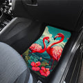 Flamingo Mixed Floral Car Floor Mats Custom Car Accessories - Gearcarcover - 3