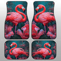 Flamingo Mixed Floral Car Floor Mats Custom Car Accessories - Gearcarcover - 1