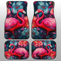 Flamingo Mixed Floral Car Floor Mats Custom Car Accessories - Gearcarcover - 1