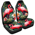 Flamingo Mixed Floral Car Seat Covers Custom Car Accessories - Gearcarcover - 3