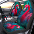 Flamingo Mixed Floral Car Seat Covers Custom Car Accessories - Gearcarcover - 1