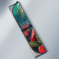 Flamingo Mixed Floral Car Sunshade Custom Car Accessories - Gearcarcover - 3